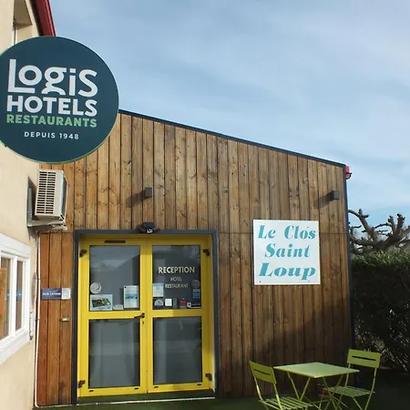 Отель Logis Restaurant Le Clos Saint Loup Bram