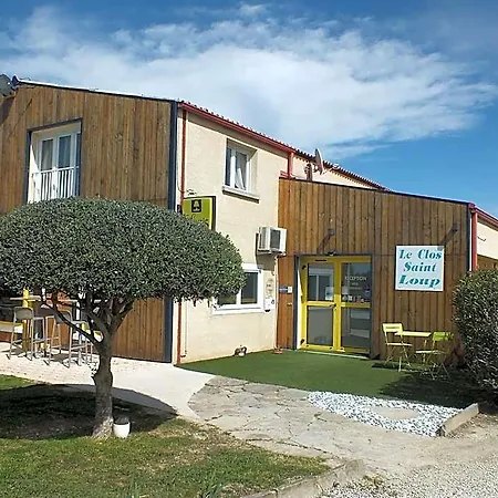 Logis Restaurant Le Clos Saint Loup Otel Bram